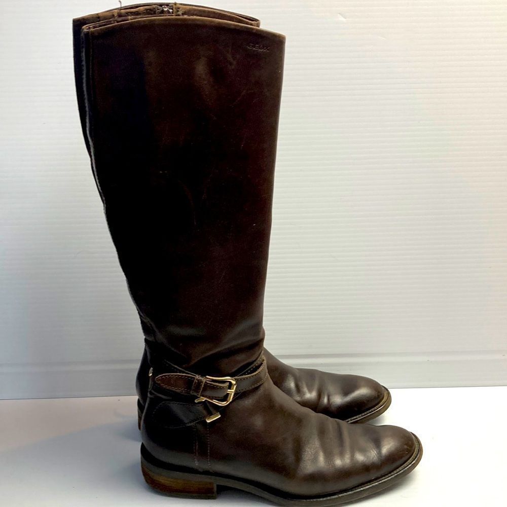 Geox riding boots full zip